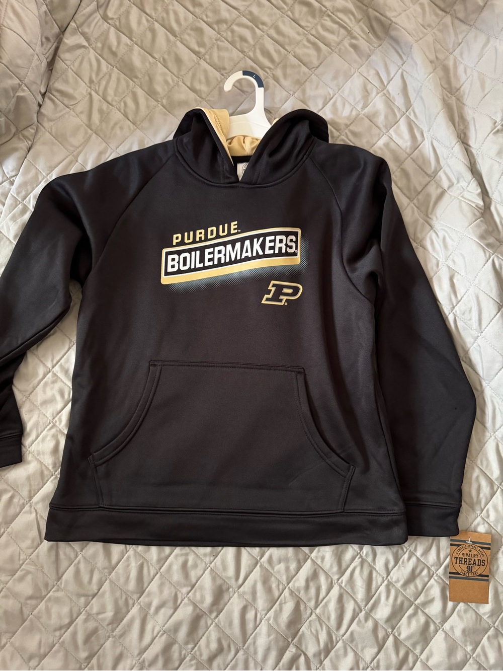 Purdue Boilermakers Black & Gold Hoodie